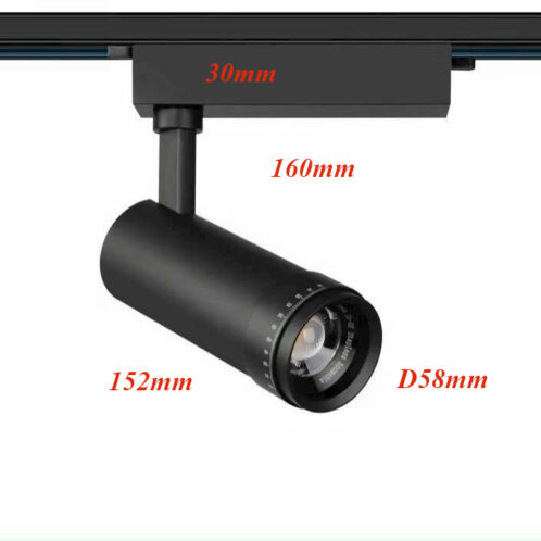 đèn rọi thanh ray zoom 60 độ