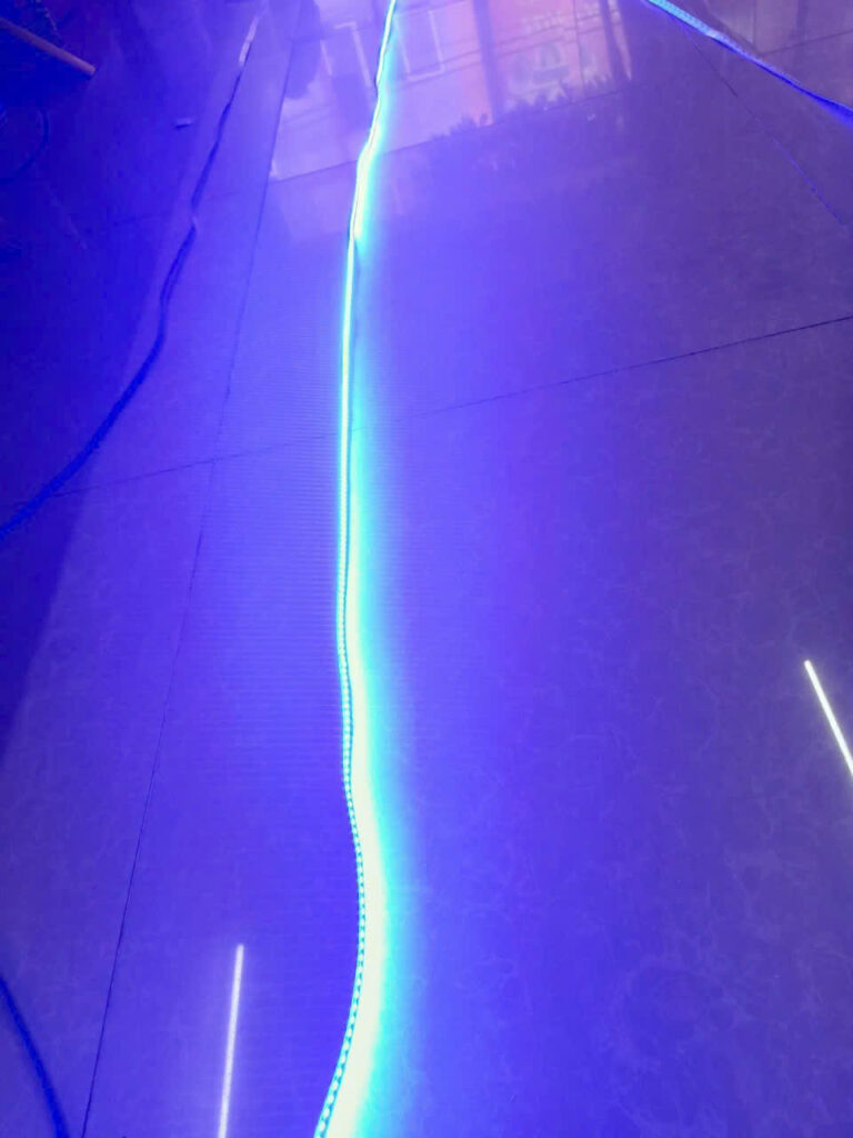led dây dán 12v xanh dương