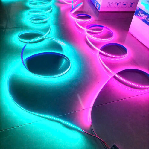 led dây dán màu xanh ngọc